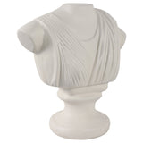 Paper Mache Bust, Ivory-Accessories-High Fashion Home
