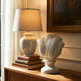 Paper Mache Bust, Ivory-Accessories-High Fashion Home