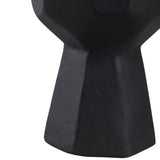 Paper Mache Faceted Rocks Sculpture, Black-Accessories-High Fashion Home