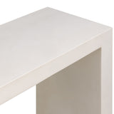 Parish Outdoor Console Table, White by Four Hands-Furniture - Accent Tables-High Fashion Home