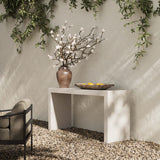 Parish Outdoor Console Table, White by Four Hands-Furniture - Accent Tables-High Fashion Home