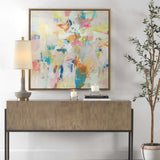 Party Time Framed Canvas, Gold-Frames-High Fashion Home