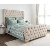 Patrina King Duvet, Blue Surf-Accessories-High Fashion Home
