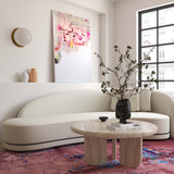 Patrizia Round Coffee Table, Neutral-Furniture - Accent Tables-High Fashion Home