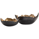 Patton Bowls, Gold, Set of 2-Accessories-High Fashion Home
