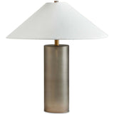 Patton Table Lamp, Smoked Blown Glass-High Fashion Home