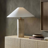 Patton Table Lamp, Smoked Blown Glass-High Fashion Home