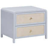 Patty Rattan 2 Drawer Nightstand by TOV