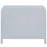 Patty Rattan 2 Drawer Nightstand, Blue-Furniture - Bedroom-High Fashion Home