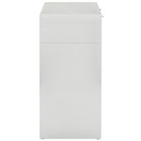 Patty Rattan Console Desk, White-Furniture - Office-High Fashion Home