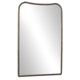 Patz Floor Mirror, Antique Brass by Amber Lewis