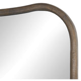 Patz Floor Mirror, Antique Brass by Amber Lewis