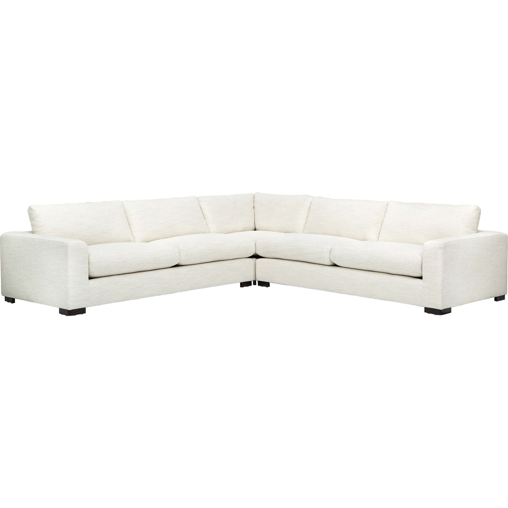 Paul 3 Piece Sectional, Merino Pearl