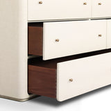 Paula 6 Drawer Dresser, Beige Painted Linen by Amber Lewis x Four Hands-Furniture - Storage-High Fashion Home