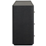 Paula Sideboard, Black Linen by Amber Lewis x Four Hands-Furniture - Storage-High Fashion Home