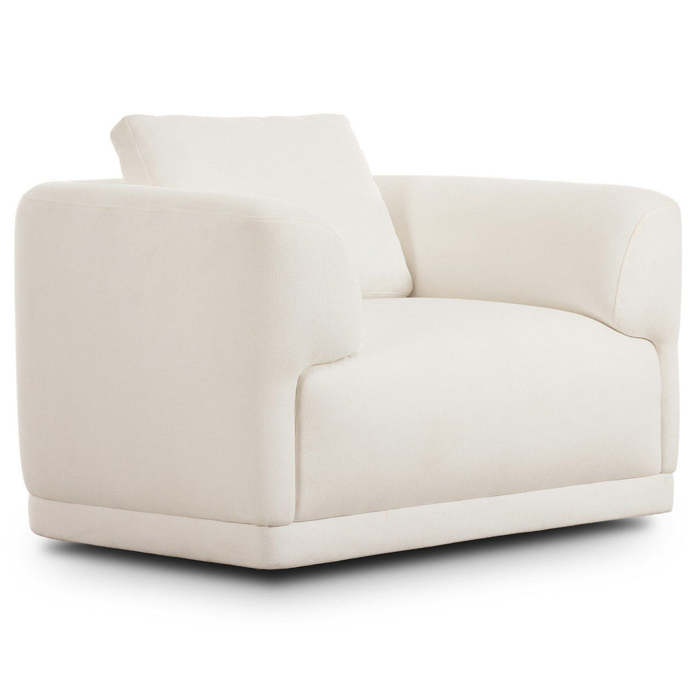Paulette Swivel Chair, Nomad Marshmallow by Four Hands-Furniture - Chairs-High Fashion Home