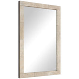 Pave Mirror, Travertine