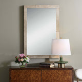 Pave Mirror, Travertine