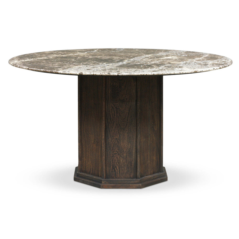 Pavlo Dining Table, Brown Marble by Four Hands-Furniture - Dining-High Fashion Home