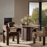 Pavlo Dining Table, Brown Marble by Four Hands-Furniture - Dining-High Fashion Home