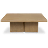 Pecos Coffee Table, Light Wash by Four Hands-Furniture - Accent Tables-High Fashion Home