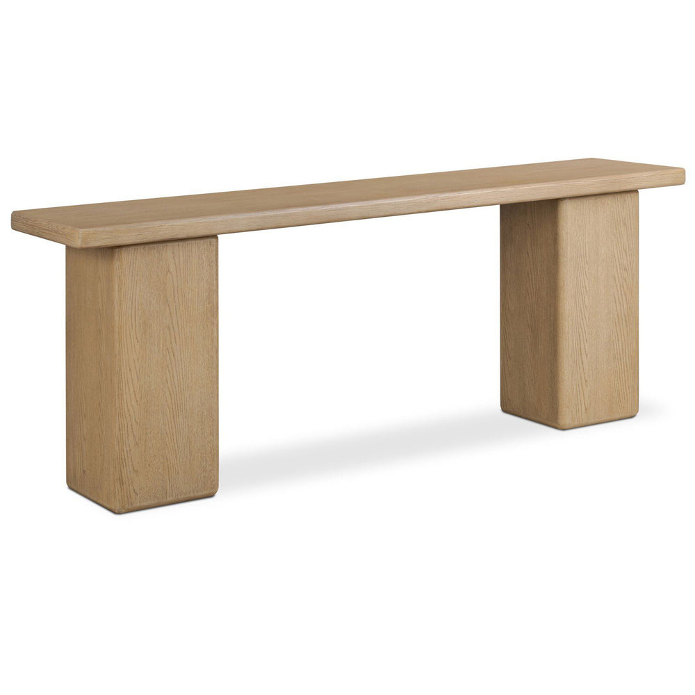Pecos Console Table, Light Wash by Four Hands-Furniture - Accent Tables-High Fashion Home