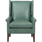 Pedro Leather Chair, Lamont Rainforest
