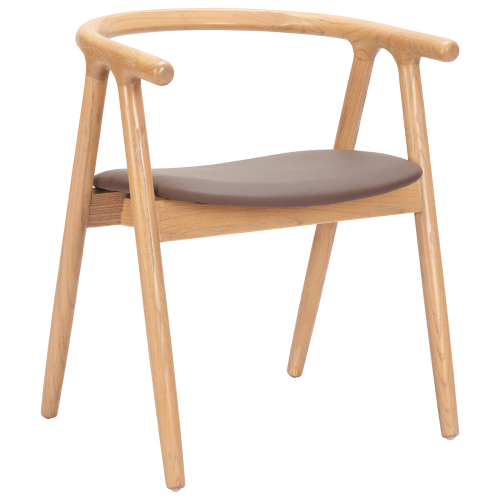 Peker Dining Chair, Brown/Natural, Set of 2-Furniture - Dining-High Fashion Home