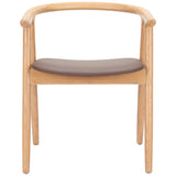 Peker Dining Chair, Brown/Natural, Set of 2-Furniture - Dining-High Fashion Home