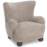 Penelope Accent Chair, Mushroom Taupe-Furniture - Chairs-High Fashion Home