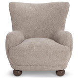 Penelope Accent Chair, Mushroom Taupe-Furniture - Chairs-High Fashion Home