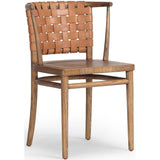 Penelope Leather Dining Chair, Haven Tobacco, Set of 2-Furniture - Dining-High Fashion Home