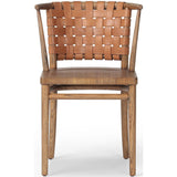 Penelope Leather Dining Chair, Haven Tobacco, Set of 2-Furniture - Dining-High Fashion Home