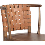 Penelope Leather Dining Chair, Haven Tobacco, Set of 2-Furniture - Dining-High Fashion Home