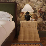 Pentra Rattan Nightstand, Natural-Furniture - Storage-High Fashion Home