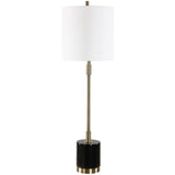 Peo Bufffet Lamp, Antique Brass