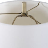 Peo Bufffet Lamp, Antique Brass