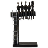 People on Ledge, Bronze-Accessories-High Fashion Home