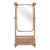 Peralta Mirror Shelf, Brass-Accessories-High Fashion Home