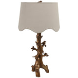 Perched Birds Table Lamp, Gold-Lighting-High Fashion Home
