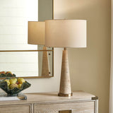 Perkins Table Lamp, Beige-Lighting-High Fashion Home