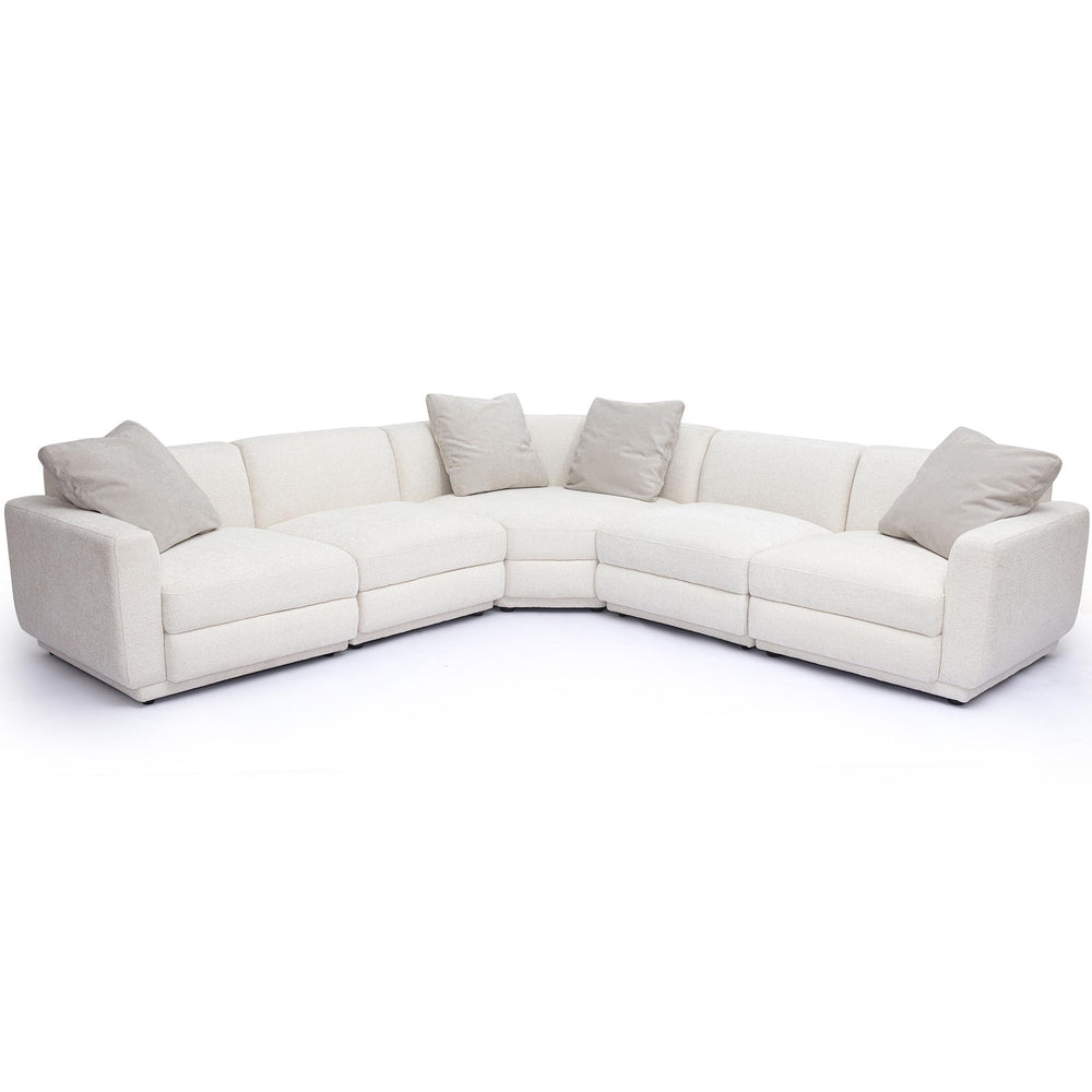 Perry Modular L-Sectional, Cream