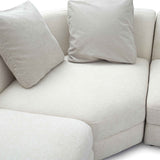 Perry U-Sectional, Cream