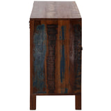 Persea Sideboard, Distressed Medium Brown