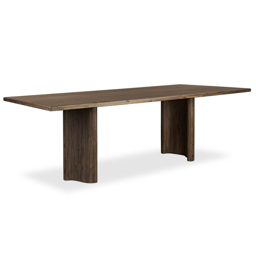 Pershing Dining Table, Weathered Acacia by Four Hands-Furniture - Dining-High Fashion Home
