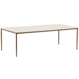 Perugia Coffee Table, White-Furniture - Accent Tables-High Fashion Home