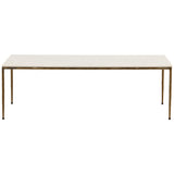 Perugia Coffee Table, White-Furniture - Accent Tables-High Fashion Home
