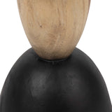 Petrified Wood Accent Table, Brown