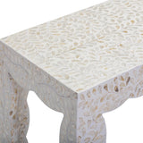 Piara Capiz Shell Console, Natural-Furniture - Accent Tables-High Fashion Home