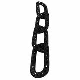Pierced Metal Link, Black-Accessories-High Fashion Home